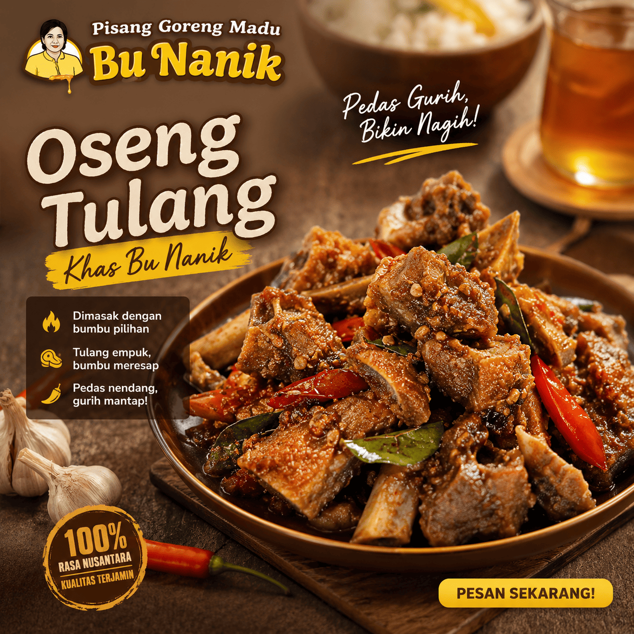 Oseng Tulang khas Bu Nanik